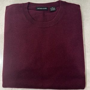 Men’s Patrick Clark 100% cashmere crew neck sweater